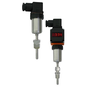 RTD Temperature Sensor with Integral Transmitter & Hirschmann Connector